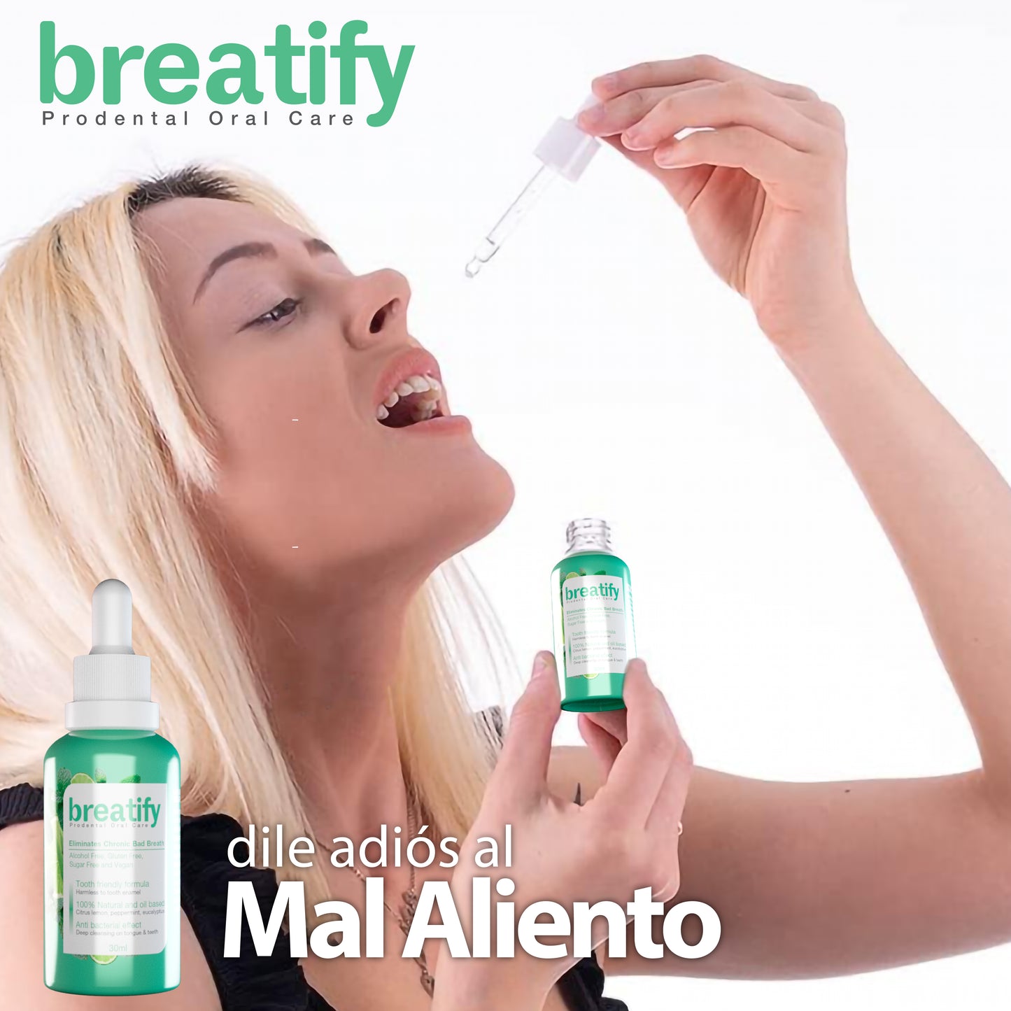 Gotas Neutralizantes de Mal Aliento - Breatify™