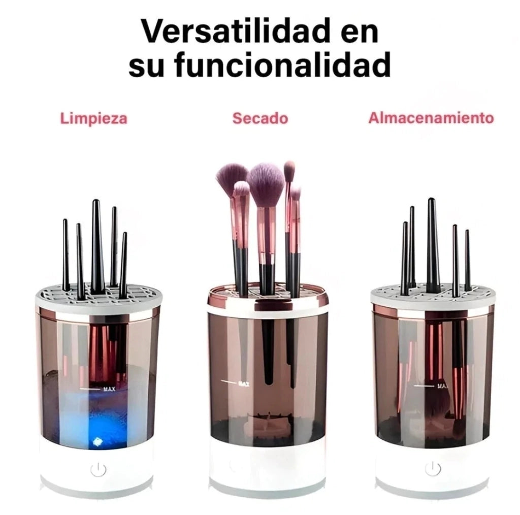 Limpiador de brochas + Set de brochas de REGALO