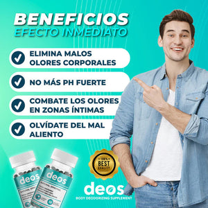DEOS Suplemento desodorante interno 60 Capsulas