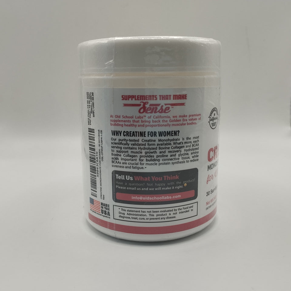 Monohidrato de Creatina para Mujeres