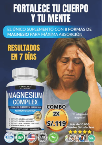 Magnesio Complex™ 8 en 1 (90 Cápsulas Original)