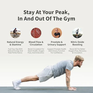Prostate Health + Nitric Oxide – Refuerza tu bienestar masculino de forma natural 💧